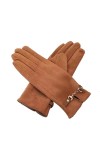 QLSWZC gants hiver femme chaud Écran tactile de gants de doigts fendus for femmes avec boucle en métal chaud dhiver Color :