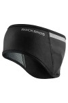 ROCKBROS Bandeau doreille Polaire Hiver Cache-Oreilles Confortable Extensible Réfléchissant Unisexe Hommes Femmes pour Sport