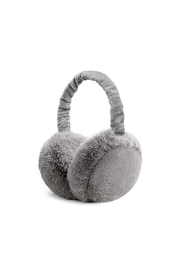 omitium Cache-oreilles en Peluche pliable, Chauffe-oreilles Hiver Chaud Couvre-Oreilles Earmuffs Réglables Doux pour Hommes F