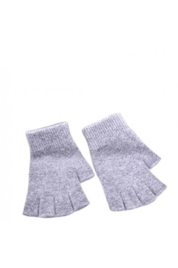 EVANEM Mitaines Sans Doigts Pour Femmes, Mitaines Thermiques DHiver En Laine Mélangée Gants Sans Doigts Tricotés Gants De Po