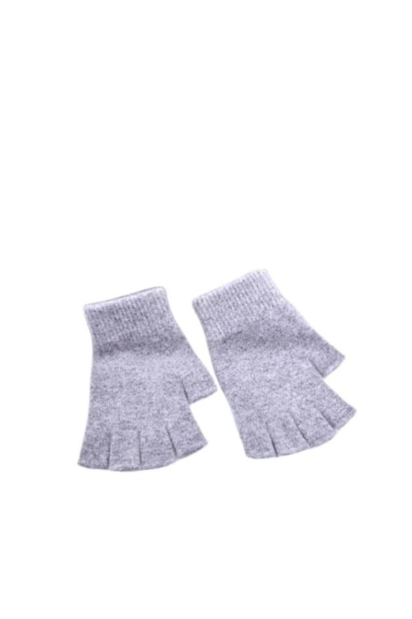 EVANEM Mitaines Sans Doigts Pour Femmes, Mitaines Thermiques DHiver En Laine Mélangée Gants Sans Doigts Tricotés Gants De Po