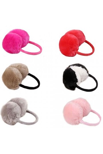 YUEMING Cache-oreilles en fausse fourrure, cache-oreilles classiques unisex Cache-oreilles chauds Couleur aléatoire 