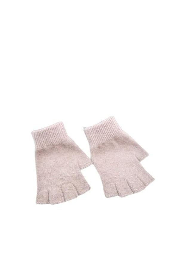 EVANEM Mitaines Sans Doigts Pour Femmes, Mitaines Thermiques DHiver En Laine Mélangée Gants Sans Doigts Tricotés Gants De Po