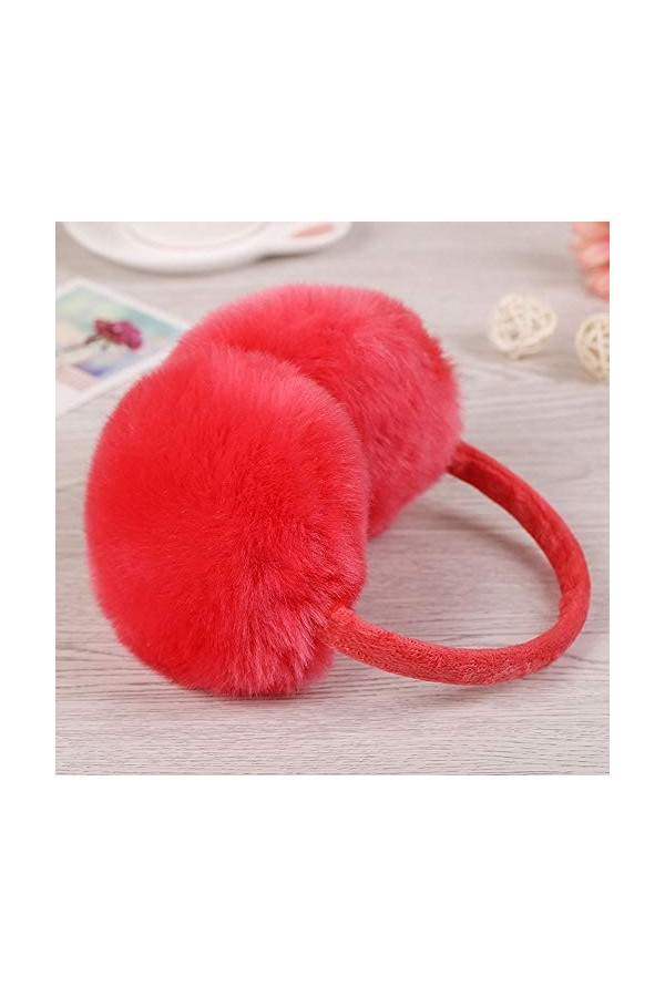 YUEMING Cache-oreilles en fausse fourrure, cache-oreilles classiques unisex Cache-oreilles chauds Couleur aléatoire 