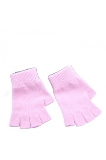 EVANEM Mitaines Sans Doigts Pour Femmes, Mitaines Thermiques DHiver En Laine Mélangée Gants Sans Doigts Tricotés Gants De Po