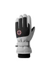 CIVMO Gants dhiver à fermeture éclair pour écran tactile, coupe-vent, chauds, imperméables, coupe-vent, chauds, pour cyclism