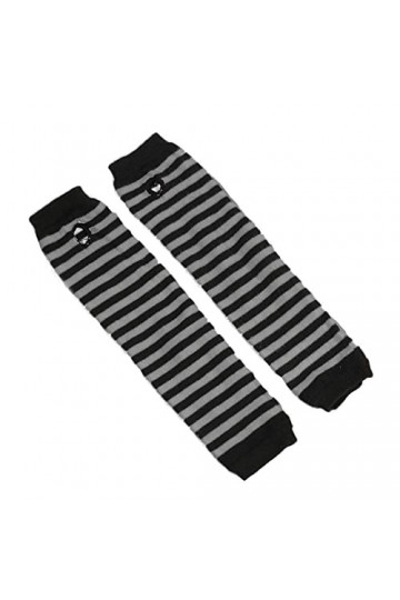 SYT-MD Gants, Manches rayées Gant Mitten Mitten Dormant des Hommes Femmes Mode Solaire à la Mode Garder Le Brassard Chaud Co