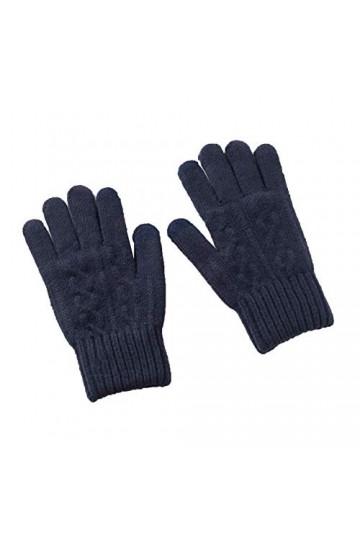 CAILIN Gants Gants en Peluche en Hiver, Plus épais Velours tricotée à Cinq Doigts Chaud extérieur et écran Tactile Froid à vé