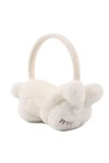 XIAOHAWANG Hiver Cache Oreille Pour Fille Garçon Chaud Peluché Cache-Oreille Pliable Enfant Lapin,Vieux Rose 