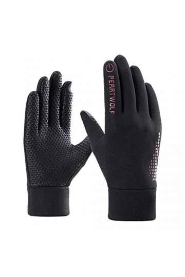 FUFU Moufles Gants Chauds Chauds dhiver Gants à écran Tactile Anti-Glissement de Palmier antidérapant Color : Red 