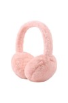XIAOHAWANG Hiver Cache Oreille Pour Fille Garçon Chaud Peluché Cache-Oreille Pliable Enfant Lapin,Vieux Rose 