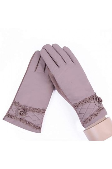 LUOXUEFEI Gants Écran Tactile Mitaines dhiver Gants pour Femmes Sports De Plein Air Conduite Gants Chauds