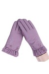 LUOXUEFEI Gants Écran Tactile Mitaines dhiver Gants pour Femmes Sports De Plein Air Conduite Gants Chauds
