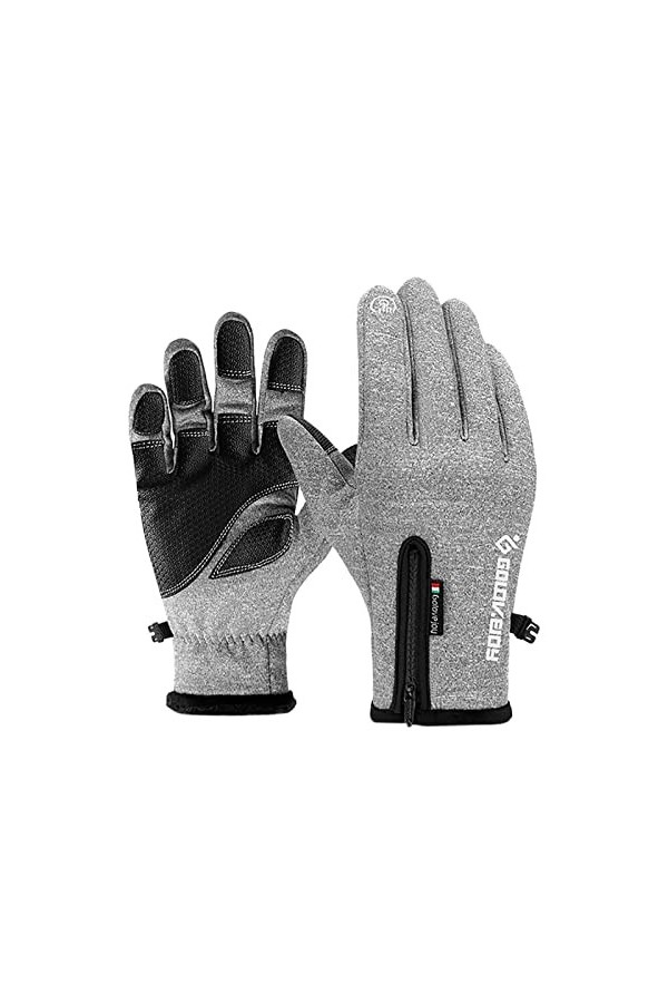 Keepwin Gants épais en automne et en hiver, chauds et confortables pour écran tactile pour léquitation en plein air et gants
