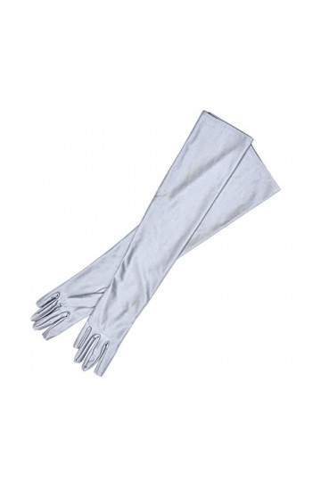 Gants Femme， 1 paire mode femmes Stretch longs gants opéra soirée fête gant femmes clapet gants correspondant Costume Color 