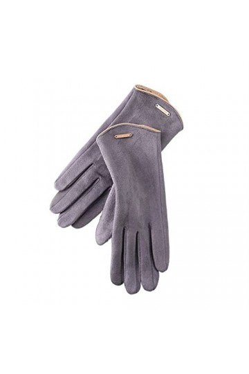 DDMINE Femmes Hiver Velours épaissir Gants Hiver Chaud écran Tactile Gants Coupe-Vent Plein Doigt Gants de Cyclisme Color : 