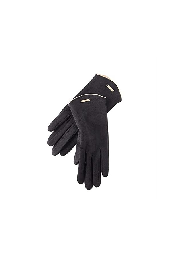 DDMINE Femmes Hiver Velours épaissir Gants Hiver Chaud écran Tactile Gants Coupe-Vent Plein Doigt Gants de Cyclisme Color : 
