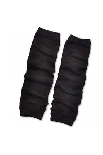 dTrend Dames Gants Demi-Doigt Gants Femmes Hiver Mignon Automne Et Hiver Gants Longs Manches Bras Gants en Laine sans Doigts