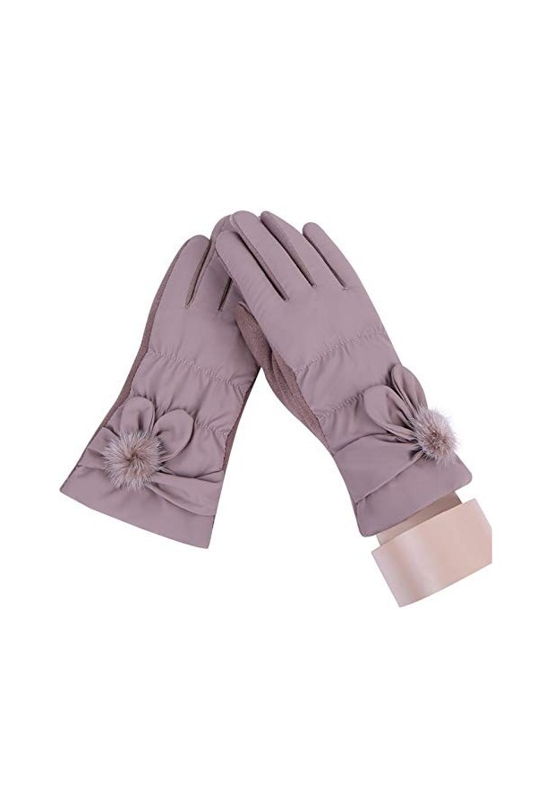 LUOXUEFEI Gants Gants pour Femmes Écran Tactile Mitaines dhiver Sports De Plein Air Conduite Gants Chauds