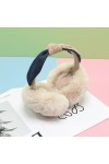 Vulevirtue Cache-Oreilles En Peluche,Cache Oreille Femme Earmuffs,Peluche Cache Oreilles,Cache Oreilles Pliable, pour Fille F