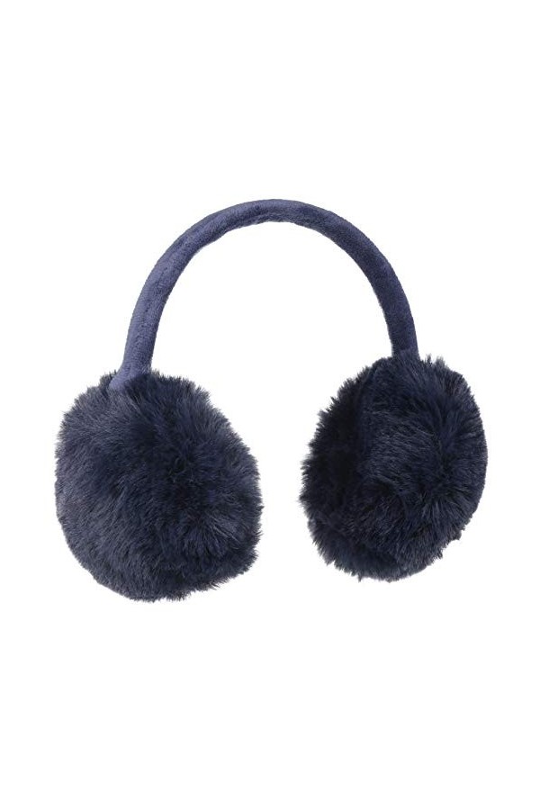 McBURN Cache-Oreilles One Colour Femme - protège-oreilles automne-hiver - taille unique bleu foncé