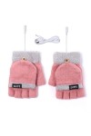 Jamicy Gants chauffants par USB pour homme et femme, mitaines chauffantes dhiver mitaines chauffantes pour lhiver Mitaines 
