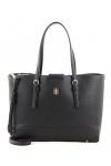 Tommy Hilfiger Iconic Tommy Timeless Med Tote Black
