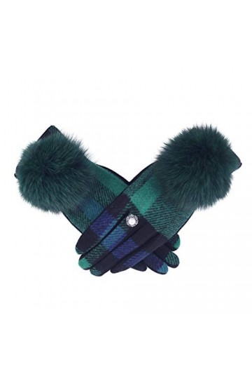DEBAIJIA Fille, APPARELGLOVES, Vert Noir, Taille unique