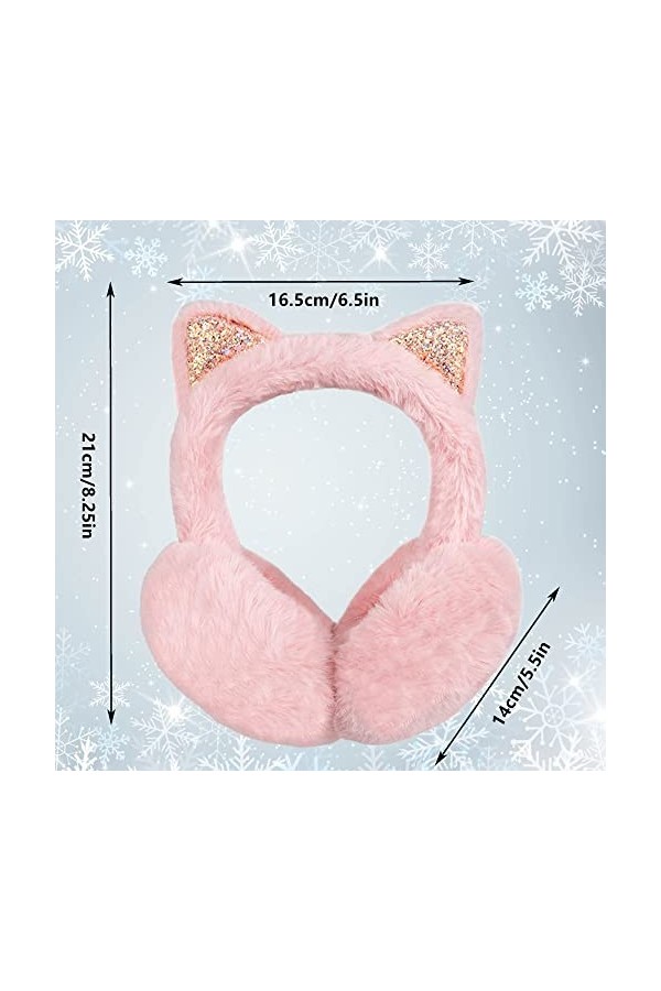 FSMILING Cache-oreilles Chauds pour Femmes Couvre Oreilles Cache-oreilles Fille Hiver en Plein Air Couvre-oreilles pour Homme