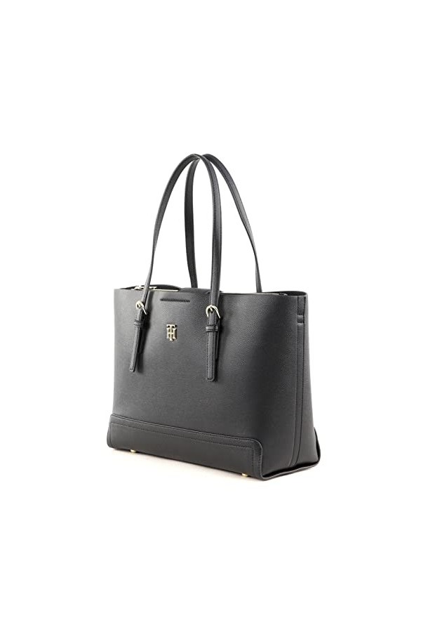 Tommy Hilfiger Iconic Tommy Timeless Med Tote Black