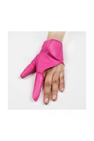 TJOIUY Gants dhiver Femmes Performance Gants Femmes Street Dance Punk Section PU Discothèque Spectacle Danse Chant Ktv en Cu