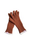 Gants dhiver et dautomne avec écran tactile - Gants à deux doigts - Coupe-vent - Pour femme et enfant - Tricotés - Moufles 