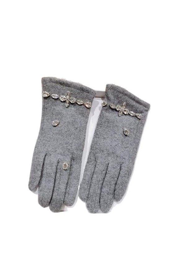 Gants Femme， Femmes écran tactile gants mode élégant cyclisme travail strass gants for lhiver Guantes Mujer Termicos Mujer E