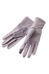 Yoaodpei Élégante printemps florale, gants pour femmes de mode dautomne et dété pour les voyages extérieurs, protection sol
