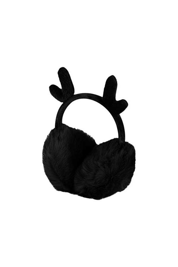 YJZQ Cache Oreilles Unisexe Protège-Oreilles rétractile Serre-tête pour Noël Cache-Oreille Aimable Elaphurus Cache-Oreilles D