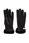Gants Coupe Vent Gants dhiver en Peau De Daim pour Femmes Gants dhiver Chauds À Écran Tactile Gants en Daim Rose