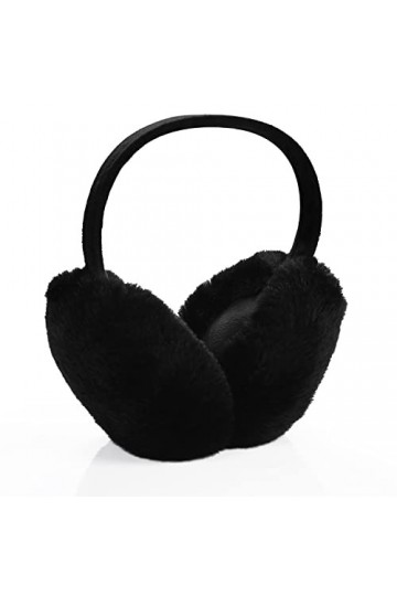 SAVITA Cache Oreilles Hiver, Mignon Cache Oreille Fourrure Cache Oreilles Chauds Pliables Couvre-Oreilles pour Temps Froid Fi