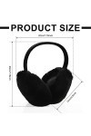 SAVITA Cache Oreilles Hiver, Mignon Cache Oreille Fourrure Cache Oreilles Chauds Pliables Couvre-Oreilles pour Temps Froid Fi
