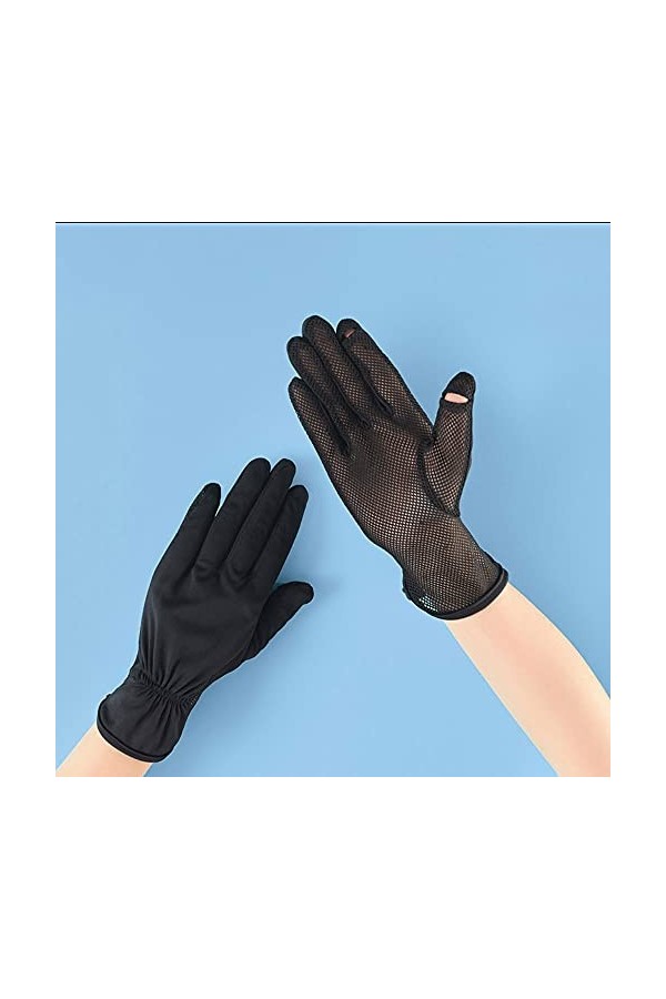 Yoaodpei Gant De Crème Solaire Dété, Gants Respirants Anti-Ultraviolet Féminins, Conduite en Soie À Glace De Tram Maouillie 