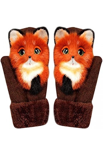 Gants danimaux dhiver mignons,Moufles en forme danimal mignon,mitaines en peluche pour lhiver,Mitaines Tricotées dhiver 