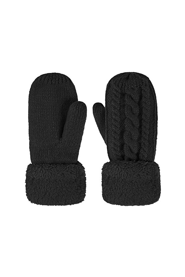 Gants dhiver en tricot doux pour femme - Gants chauds en tricot thermique - Pour la course à pied, lextérieur, cadeaux dan