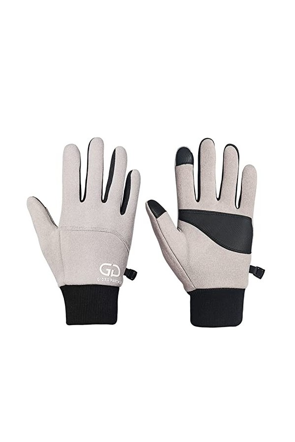 Moufles dhiver en peluche épaisse et coupe-vent pour femme - Pour temps froid - Kaki - Taille S