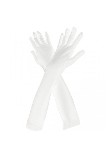 Dndrdhfb Moufles classiques en satin pour femme, comme sur limage, taille unique