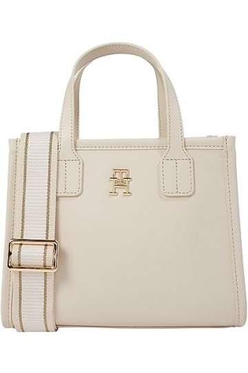 Tommy Hilfiger Mini fourre-tout dété Th City pour femme, taille unique, Sugarcane, Taille unique, Décontracté