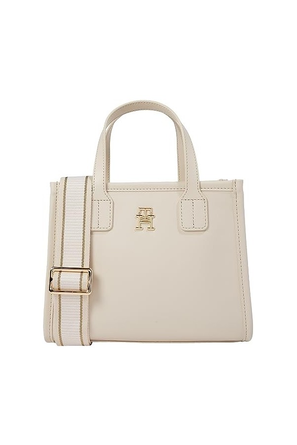 Tommy Hilfiger Mini fourre-tout dété Th City pour femme, taille unique, Sugarcane, Taille unique, Décontracté