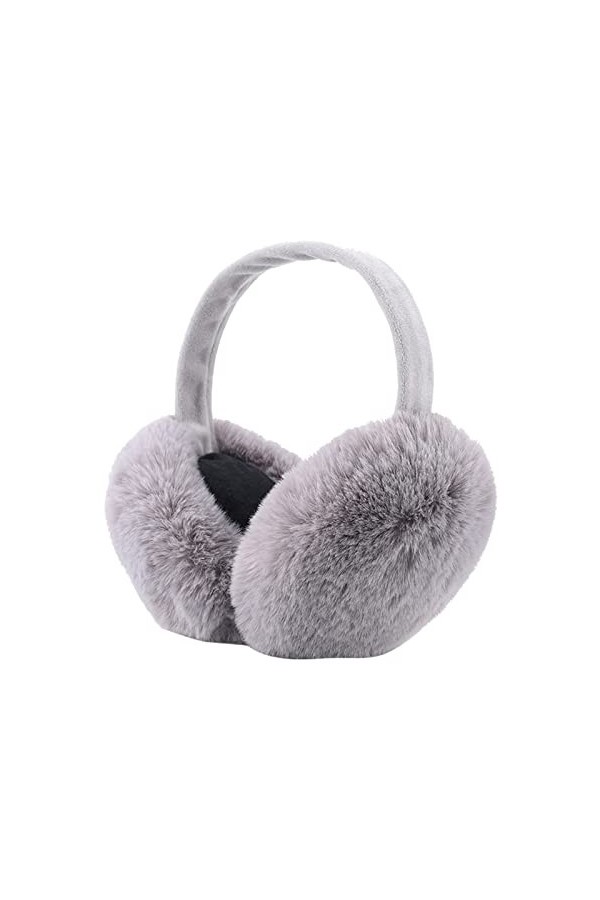 IHCEMIH Cache-oreilles pour Femme Accessoires dHiver Peluche Moelleux Pliable Thermique pour lExtérieur Ski Course Oreilles