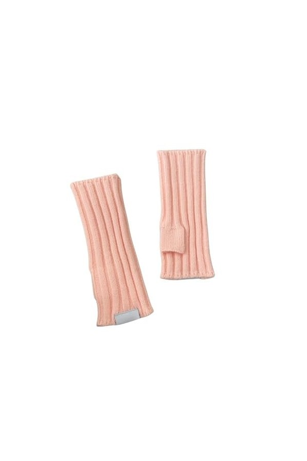 Gants Demi Doigts Pour Femmes Gants Sans Doigts En Tricot À Rayures Unies Pour Femmes Mitaines Thermiques DHiver Mitaines Th