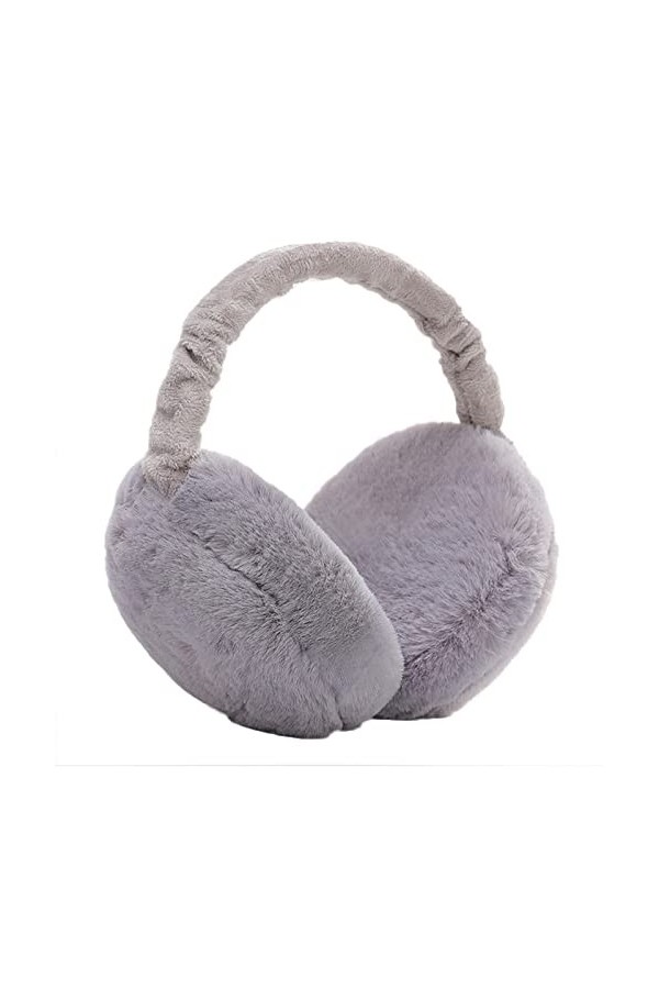 IHCEMIH Cache-oreilles pour Femme Accessoires dHiver Peluche Moelleux Pliable Thermique pour lExtérieur Ski Course Oreilles