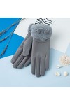 LUOXUEFEI Gants Femmes Sport dhiver Conduite Écran Tactile Dame Mitaines Chaudes Gants Féminins