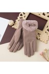 LUOXUEFEI Gants Femmes Sport dhiver Conduite Écran Tactile Dame Mitaines Chaudes Gants Féminins